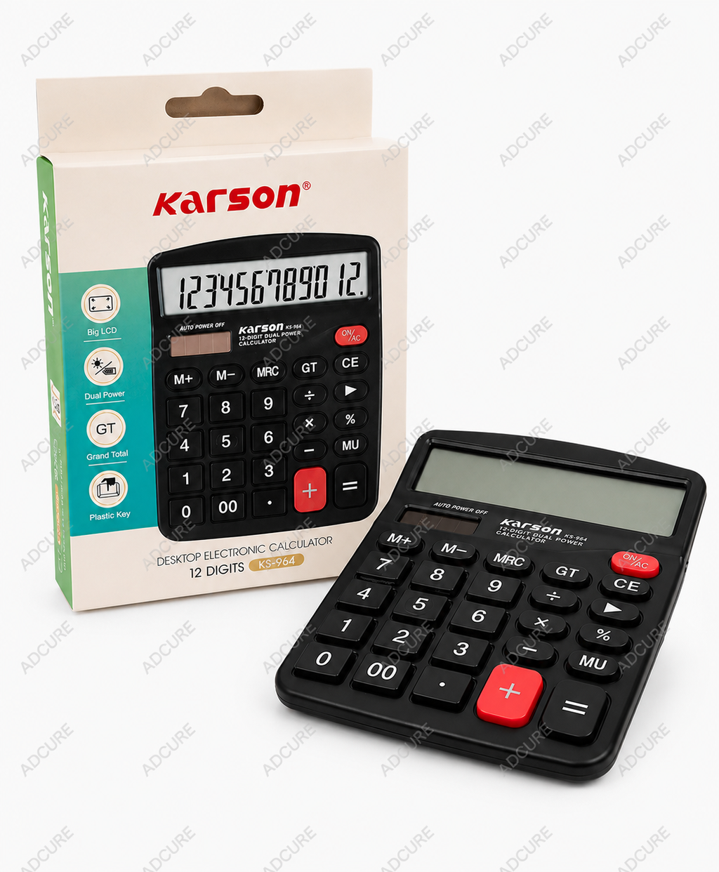 Karson Desktop Electronic Calculator KS-964 – 12 Digits