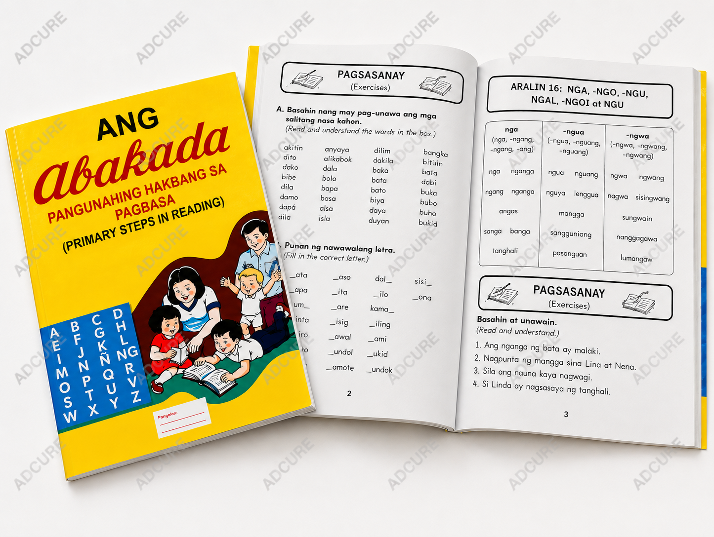 Ang Abakada Learning Thick Book – Kids Basic Reading Activity Book