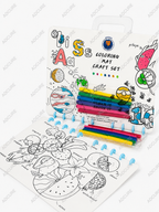 Coloring Mat Craft Set – Washable Color Activity Kit