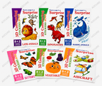 3D Coloring Stickers Book – Surprise Sticker Activity Book