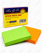 Kai Li Te Self-Adhesive Removable Stick Notepad – 100 Sheets (A04 - 101x76mm)
