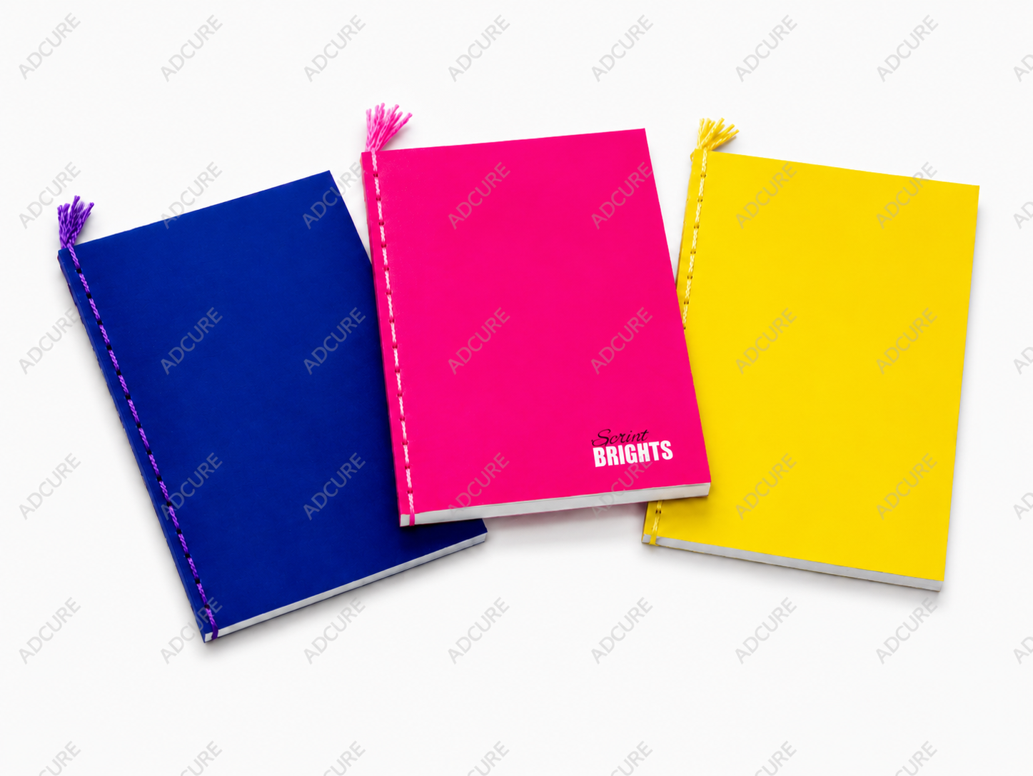 A5 Writing Composition Notebook with Yarn Binding – 80 Leaves (Assorted Colors)