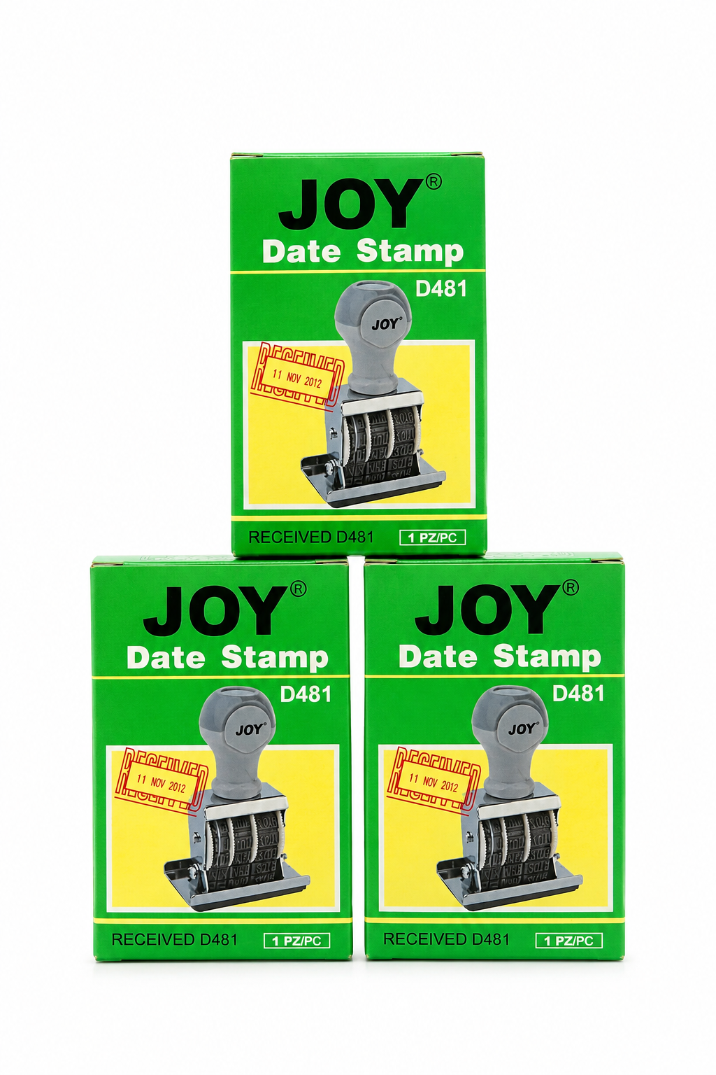 Joy D481 Date Stamp – RECEIVED