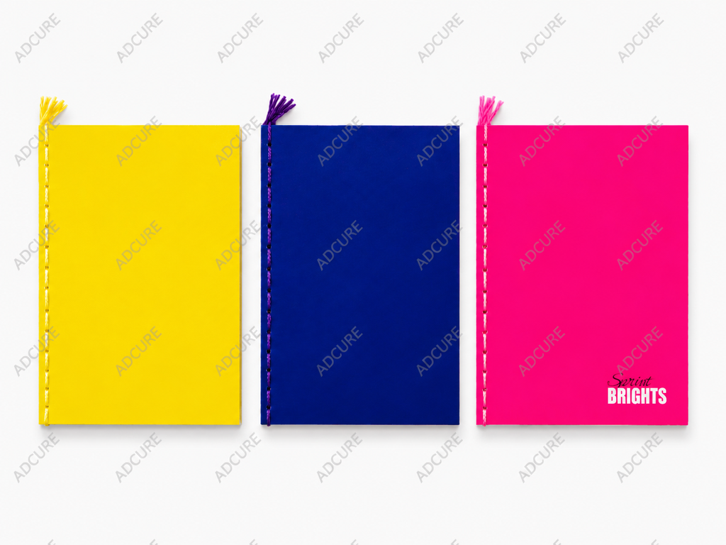 A5 Writing Composition Notebook with Yarn Binding – 80 Leaves (Assorted Colors)