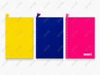 A5 Writing Composition Notebook with Yarn Binding – 80 Leaves (Assorted Colors)
